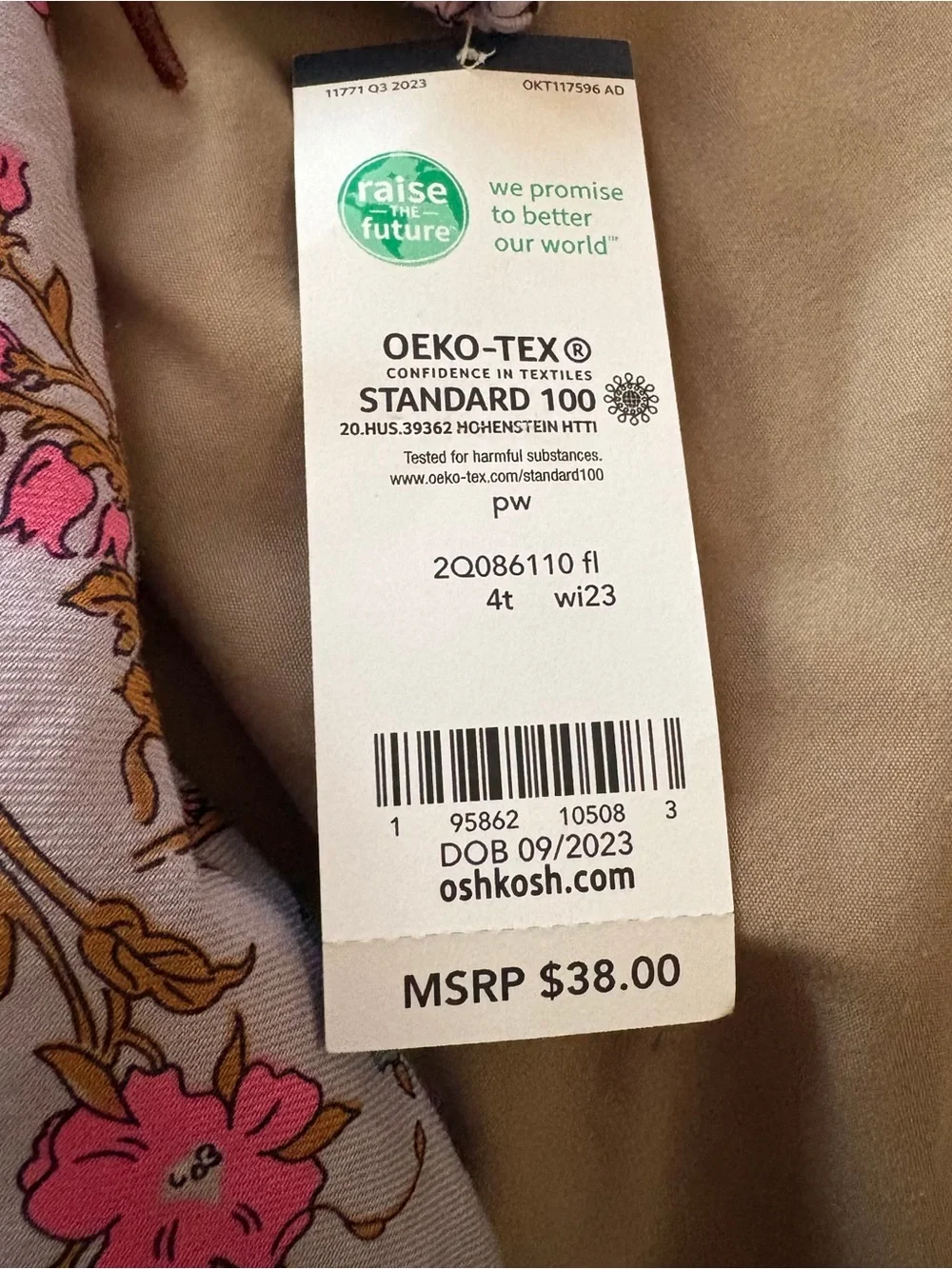 OshKosh Bgosh soft floral